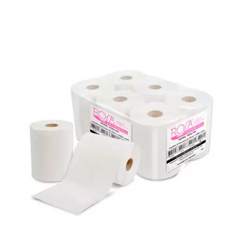 Papel Toalha Bobina 6 Rolos - 20cm x 200m - 24g - Max Rosa Papéis